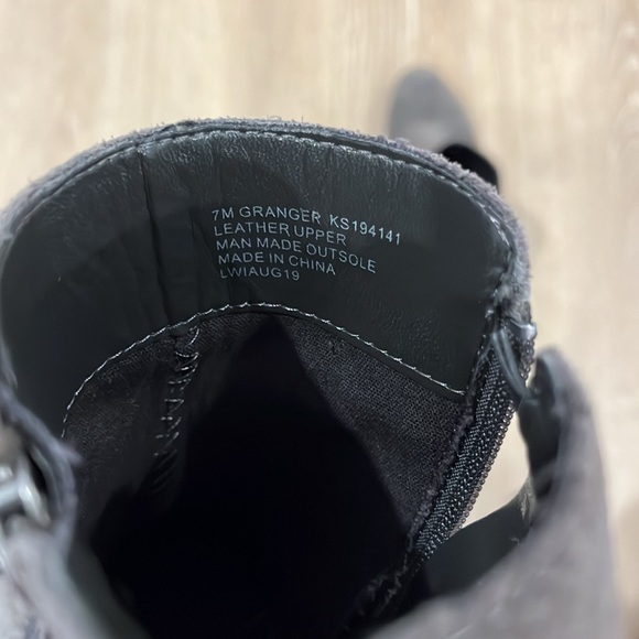 Kensie Dark Green/Gray 1” Ankle Booties - size: 7 - Picture 7 of 7